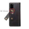 Denior Skórzane Etui Pokrowiec do Samsung Galaxy S20 Plus czarne