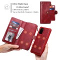 Wielofunkcyjny Pokrowiec Etui do Samsung Galaxy S20 Plus czerwony