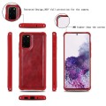 Wielofunkcyjny Pokrowiec Etui do Samsung Galaxy S20 Plus czerwony