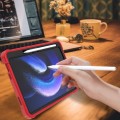 Pancerne Etui Obudowa do Xiaomi Pad 6 / Pad 6 Pro czerwono-czarne