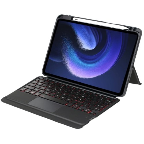 Etui Podświetlana Klawiatura TouchPad do Xiaomi Pad 6 / Pad 6 Pro