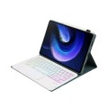Zielone Etui Podświetlana Klawiatura TouchPad do Xiaomi Pad 6 / Pad 6 Pro
