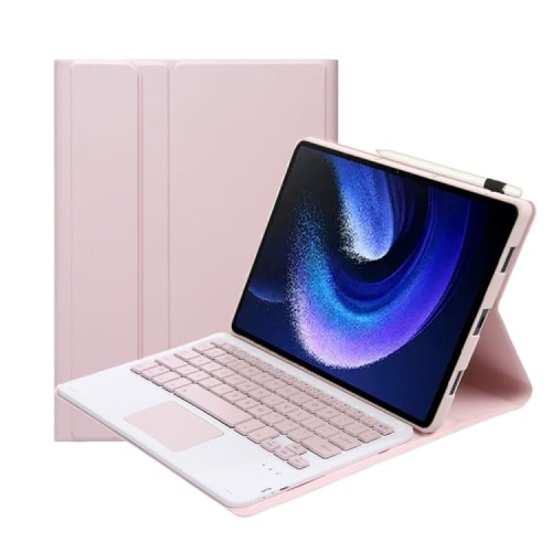 Różowe Etui Klawiatura TouchPad do Xiaomi Pad 6 / Pad 6 Pro