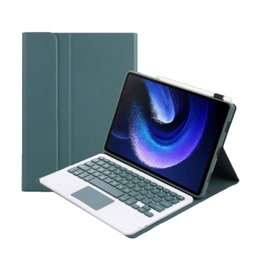 Zielone Etui Klawiatura TouchPad do Xiaomi Pad 6 / Pad 6 Pro