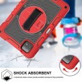 Shockproof Pancerne Etui z Paskiem do Xiaomi Pad 6/6 Pro czerwone