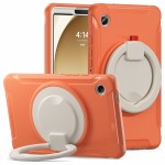 Mocne Pancerne Etui z Uchwytem do Samsung Galaxy Tab A9 pomarańczowe