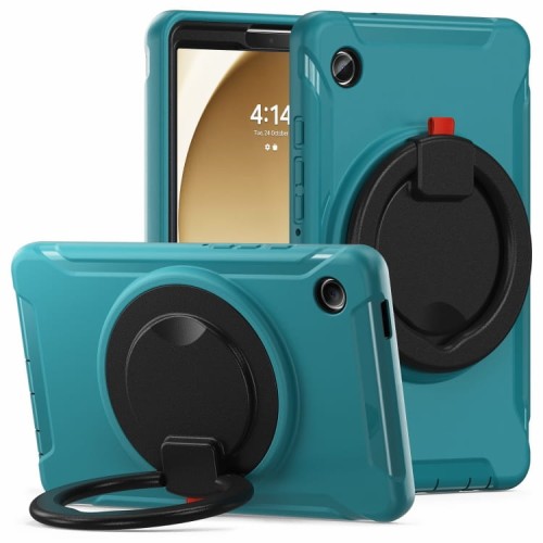 Mocne Pancerne Etui z Uchwytem do Samsung Galaxy Tab A9 morskie