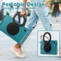 Mocne Pancerne Etui z Uchwytem do Samsung Galaxy Tab A9 morskie