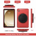 Mocne Pancerne Etui z Uchwytem do Samsung Galaxy Tab A9 czerwone