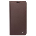 Qialino-skorzane-etui-Huawei-P20-brązowe