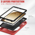 Mocne Pancerne Etui z Uchwytem do Samsung Galaxy Tab A9 czerwone