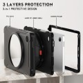 Mocne Pancerne Etui z Uchwytem do Samsung Galaxy Tab A9 czarne