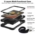 Shockproof Pancerne Etui z Paskiem do Samsung Galaxy Tab A9 czarne