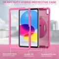 Pancerne Etui Obudowa z Uchwytem i Paskiem do iPad 10 10.9 różowe