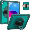 Pancerne Etui Obudowa z Uchwytem i Paskiem do iPad 10 10.9 zielone