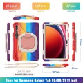 Shockproof Pancerne Etui z Paskiem do Samsung Galaxy Tab S9 kolorowe