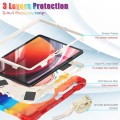 Shockproof Pancerne Etui z Paskiem do Samsung Galaxy Tab S9 kolorowe