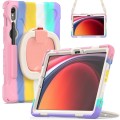 Shockproof Pancerne Etui z Uchwytem i Paskiem do Samsung Galaxy Tab S9 kolorowe