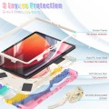 Shockproof Pancerne Etui z Uchwytem i Paskiem do Samsung Galaxy Tab S9 kolorowe