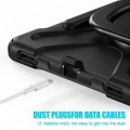 Shockproof Pancerne Etui z Uchwytem i Paskiem do Samsung Galaxy Tab S9 czarne