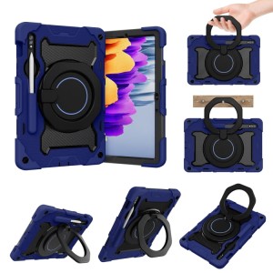 Shockproof  Pancerne Etui z Uchwytem do Samsung Galaxy Tab S9 granatowe