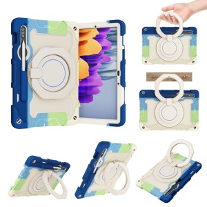 Shockproof  Pancerne Etui z Uchwytem do Samsung Galaxy Tab S9 niebieskie