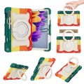 Shockproof Pancerne Etui z Uchwytem do Samsung Galaxy Tab S9 zielono-czerwone