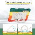Shockproof Pancerne Etui z Uchwytem do Samsung Galaxy Tab S9 zielono-czerwone
