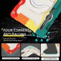 Shockproof Pancerne Etui z Uchwytem do Samsung Galaxy Tab S9 zielono-czerwone