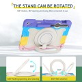 Shockproof Pancerne Etui z Uchwytem do Samsung Galaxy Tab S9 fioletowo-różowe
