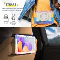 Shockproof Pancerne Etui z Uchwytem do Samsung Galaxy Tab S9 fioletowo-różowe