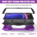 Shockproof Pancerne Etui z Uchwytem i Paskiem do Samsung Galaxy Tab S9 fioletowe