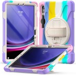 Shockproof  Pancerne Etui z Uchwytem i Paskiem do Samsung Galaxy Tab S9 kolorowe