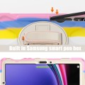 Shockproof Pancerne Etui z Uchwytem i Paskiem do Samsung Galaxy Tab S9 kolorowe