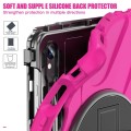 Shockproof Pancerne Etui z Uchwytem i Paskiem do Samsung Galaxy Tab S9 różowe