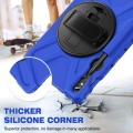 Shockproof Pancerne Etui z Uchwytem i Paskiem do Samsung Galaxy Tab S9 granatowe