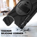 Shockproof Pancerne Etui z Uchwytem i Paskiem do Samsung Galaxy Tab S9 czarne