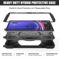 Shockproof Pancerne Etui z Uchwytem i Paskiem do Samsung Galaxy Tab S9 czarne