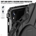 Shockproof Pancerne Etui z Uchwytem i Paskiem do Samsung Galaxy Tab S9 czarne