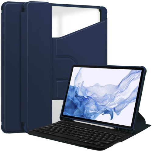 Grantowe Obrotowe Etui Klawiatura do Samsung Galaxy Tab S9