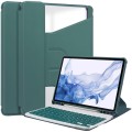 Zielone Obrotowe Etui Klawiatura do Samsung Galaxy Tab S9