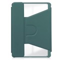 Zielone Obrotowe Etui Klawiatura do Samsung Galaxy Tab S9