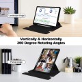 Czarne Obrotowe Etui Klawiatura do Samsung Galaxy Tab S9