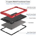 Shockproof Pancerne Etui z Podstawką do Samsung Galaxy Tab S9 czerwone