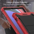 Shockproof Pancerne Etui z Podstawką do Samsung Galaxy Tab S9 czerwone