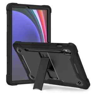 Shockproof  Pancerne Etui z Podstawką do Samsung Galaxy Tab S9 czarne