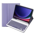 Fioletowe Etui Pokrowiec Klawiatura do Samsung Galaxy Tab S9