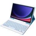 Niebieskie Etui Pokrowiec Klawiatura do Samsung Galaxy Tab S9