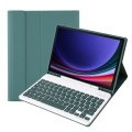 Zielone Etui Pokrowiec Klawiatura do Samsung Galaxy Tab S9