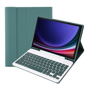 Zielone Etui Pokrowiec Klawiatura do Samsung Galaxy Tab S9